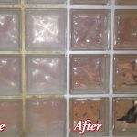 Glass Grout - Before & After